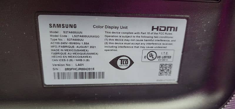 Samsung 27" 2K IPS 75hz  USB-C 10bit colors  Monitor 3