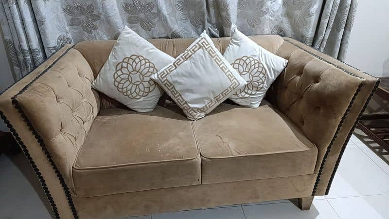 Slightly used sofa set 1