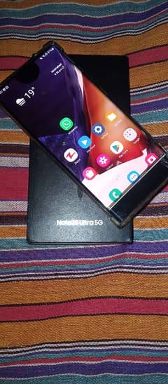 Samsung Note 20 ultra 12gb 256gb official aprovad dual physical red ad