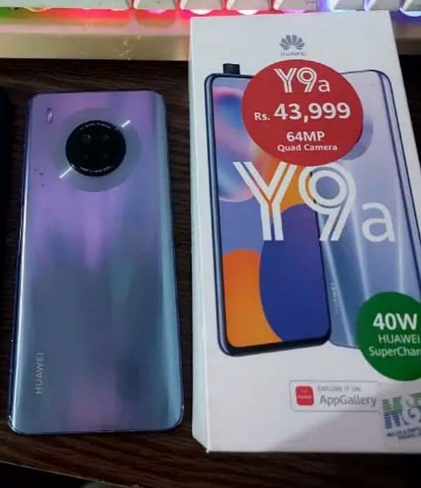 huawei y9a 8/128 lash condion bilkul ok 0