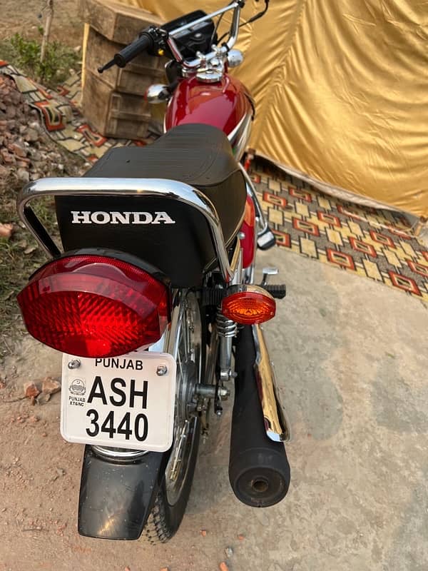 Honda cg 125 just 1244 km 5