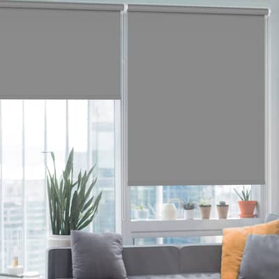Blinds - Office Blinds - Roller Zebra Blind -  Window Wooden Blinds