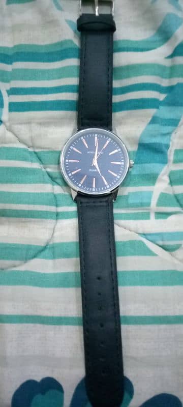 Decent Simple Blue Band Watch 0