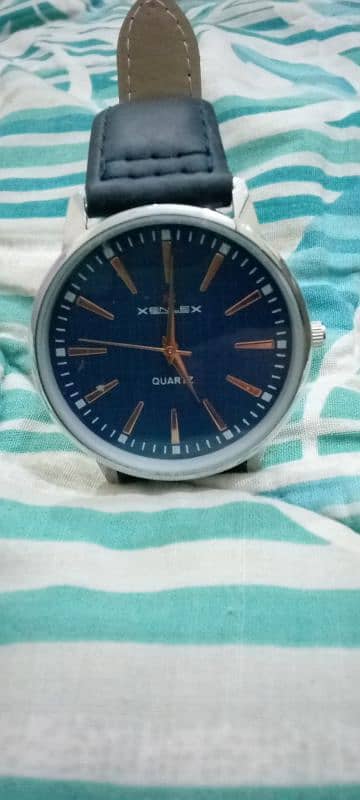 Decent Simple Blue Band Watch 1