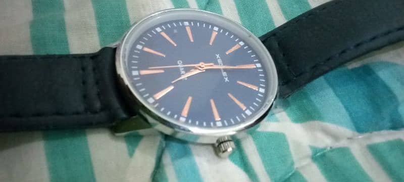 Decent Simple Blue Band Watch 2