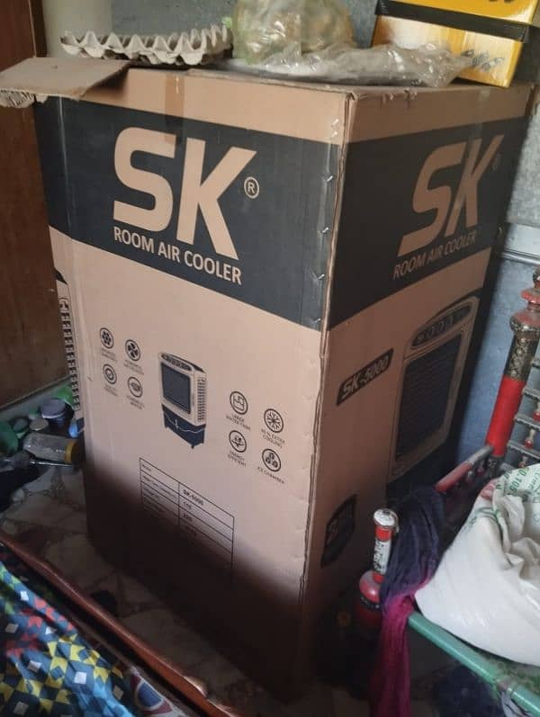 sk air cooler brand new used just 5 to 6 days only 1