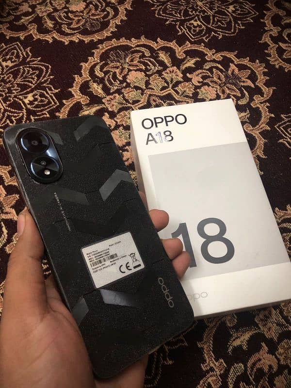 Oppo A18 8+128 black colour Just new 0