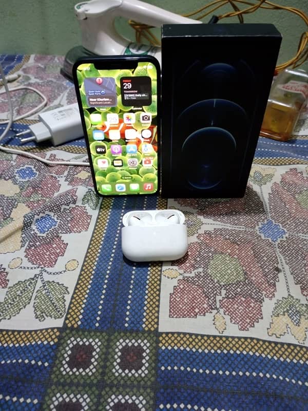 iPhone 12 Pro and original AirPods 2