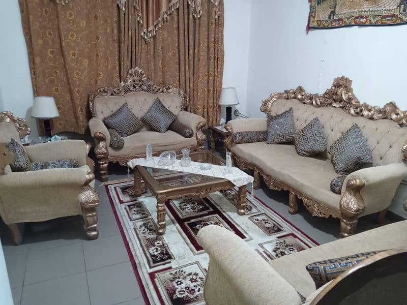 9 seater sofa set | newly made | less used 0