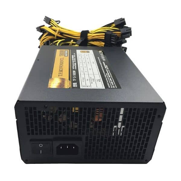 T. F. SKYWINDINTL Bitcoin Miner Power Supply 1800W 2