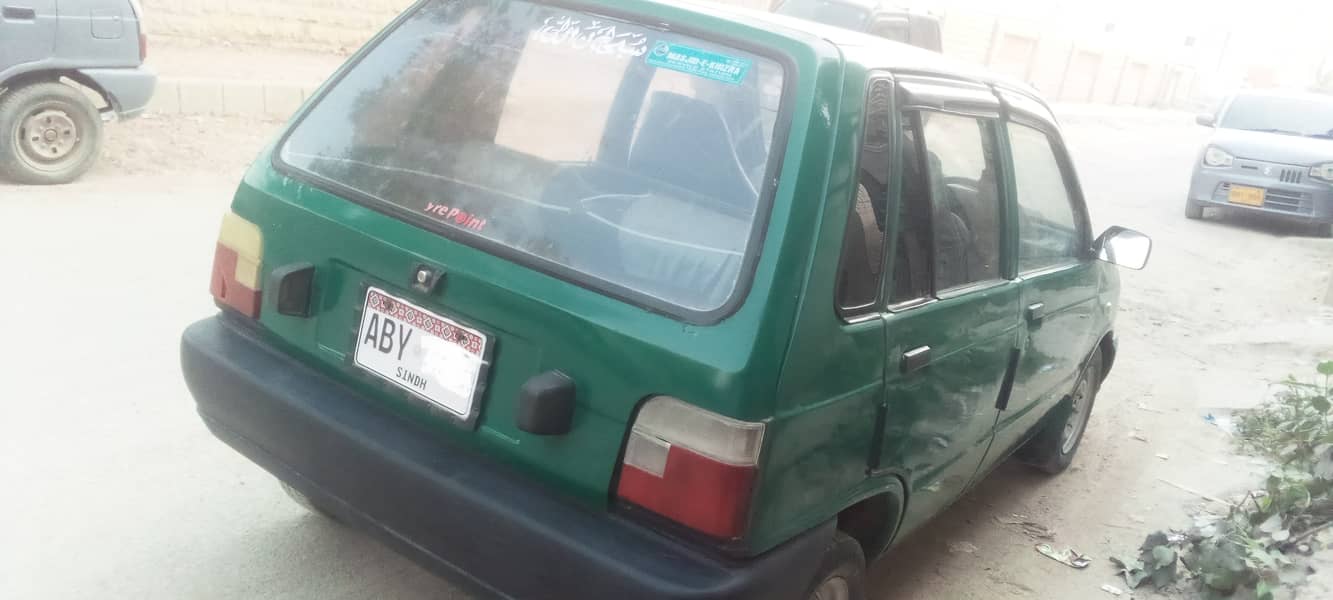 Suzuki Mehran VX 1998 good colour green colour petrol 1