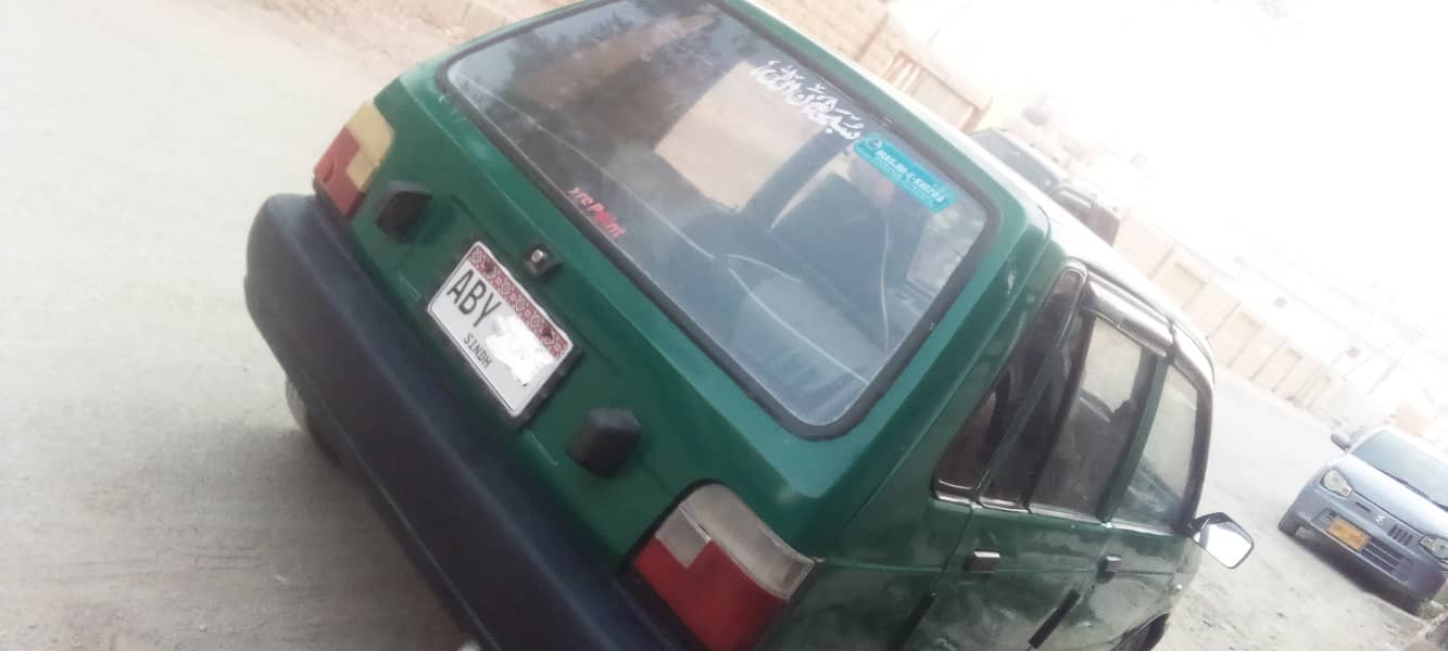 Suzuki Mehran VX 1998 good colour green colour petrol 2