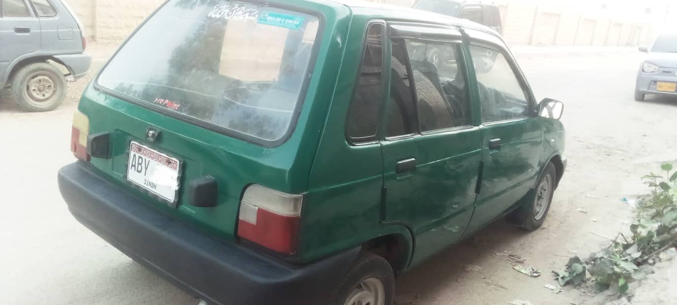 Suzuki Mehran VX 1998 good colour green colour petrol 3