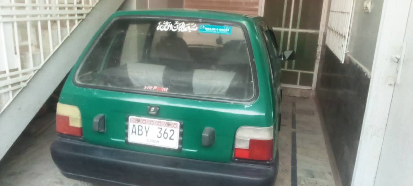 Suzuki Mehran VX 1998 good colour green colour petrol 12