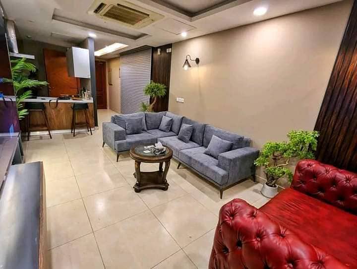 1 Bed Furnished Flat For Rent at Lowest Price in Sector C Bahria Town Lahore 9