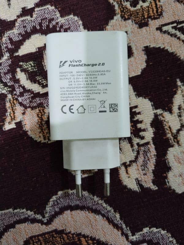 vivo Flash charger 2.0 33 w original 2