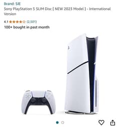 Sony PlayStation 5 SLIM Disc [ NEW 2023 Model] - International version