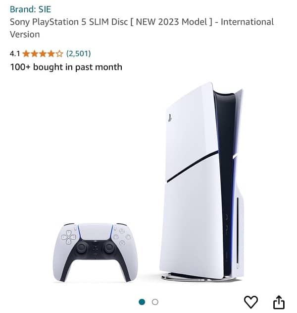 Sony PlayStation 5 SLIM Disc [ NEW 2023 Model] - International version 0