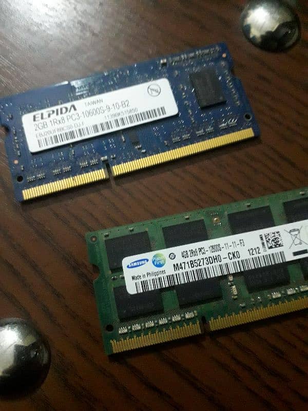 4+2 gb ddr3 laptop rams 1