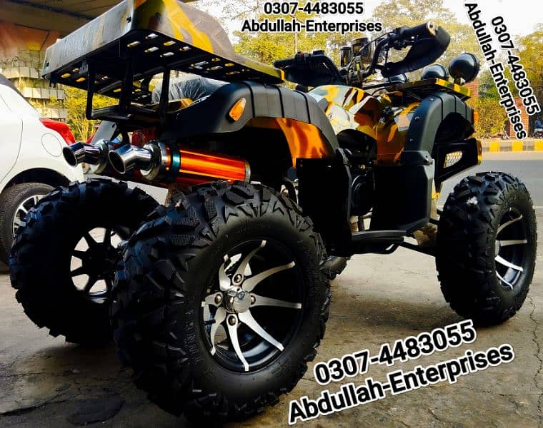 Auto 250cc Self and kick start ATV Quad Bike for sale deliver all Pak 1