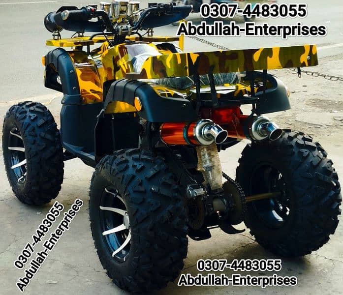 Auto 250cc Self and kick start ATV Quad Bike for sale deliver all Pak 3