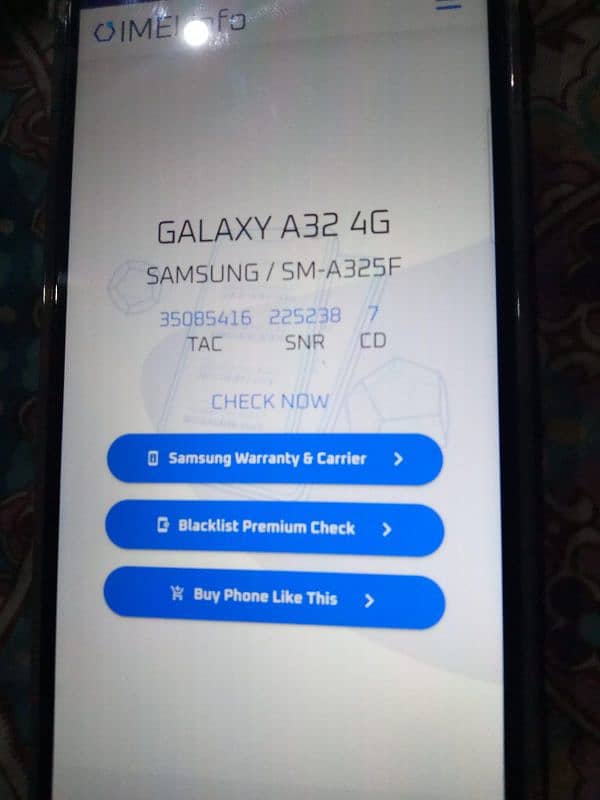 Samsung A32 panel changed 6