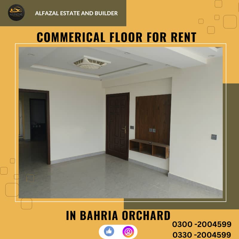 Apartment floor urgent For rent bahria orchard Lahore 2