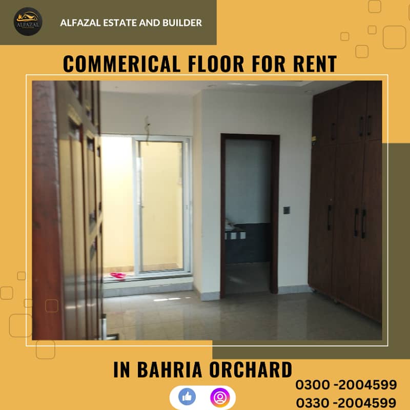 Apartment floor urgent For rent bahria orchard Lahore 3