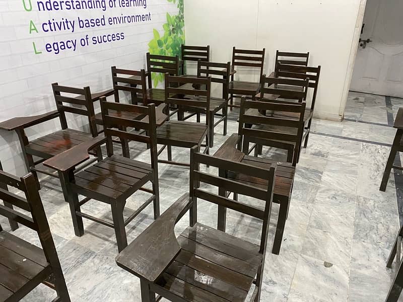 Student Pure wood Chairs 90 Pieces 0