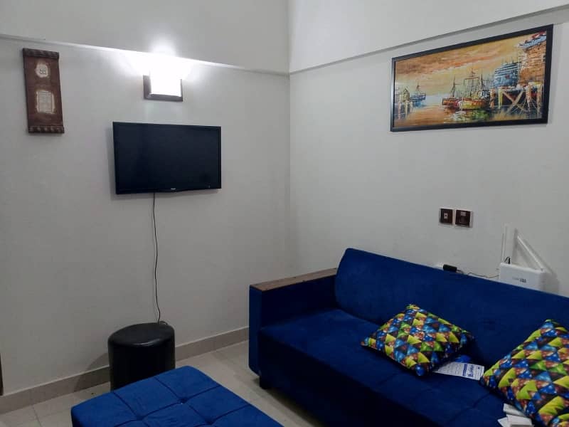 1 Bed Furnished Apartment Available For Rent In Block 14 3