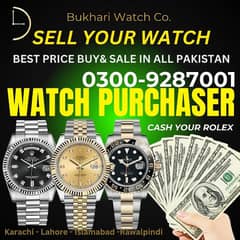 Sell your watch Buyer Rolex datejust Rolex daydate Omega Constellation