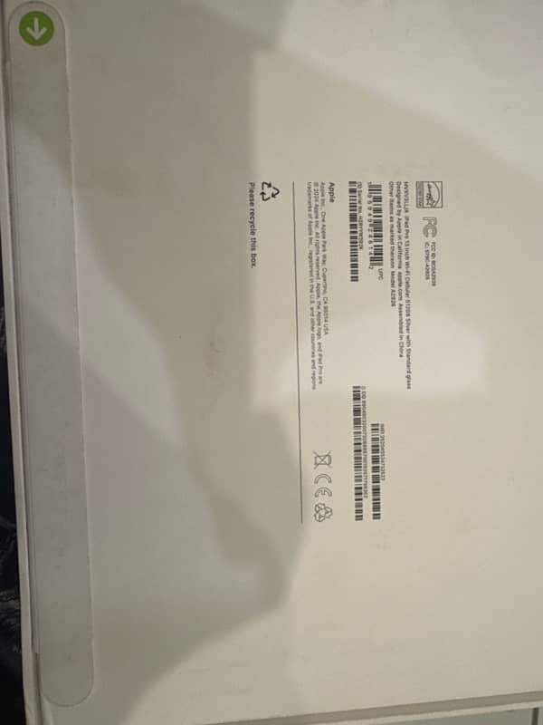 Apple i pad pro  13 inch M4 4