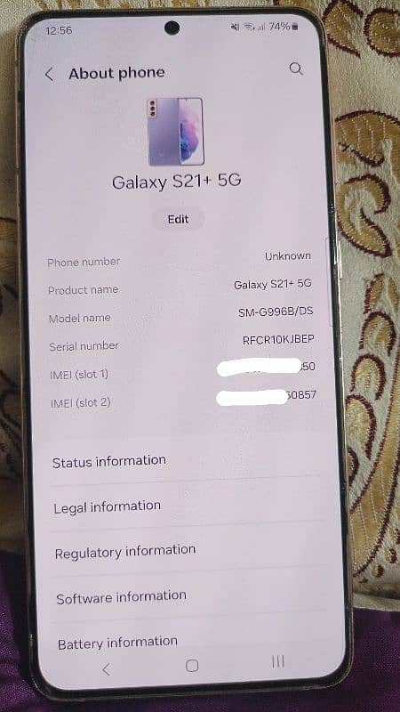 Samsung Galaxy s21 plus non pta only phone read description 4