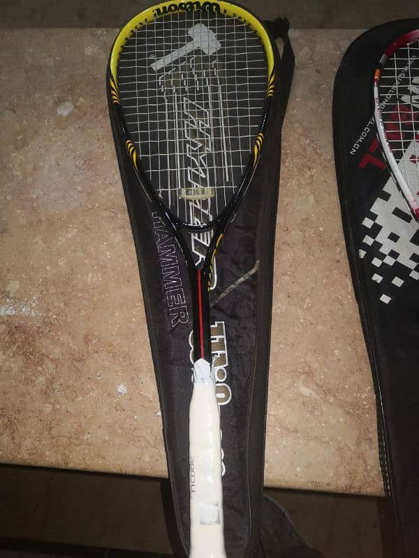 squash reckets pair like new 0