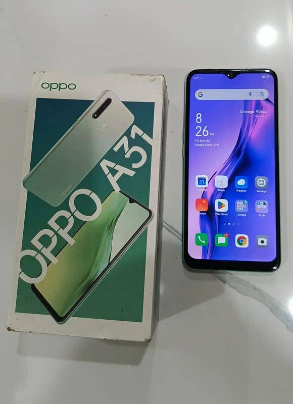 OPPO A31 MEMORY 6/128 PHONE NO. 03020291273 1