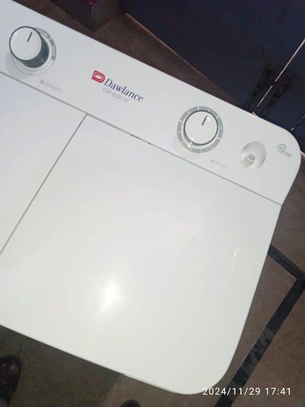 Dawlance washing machine twin tub model number DW-6550 4