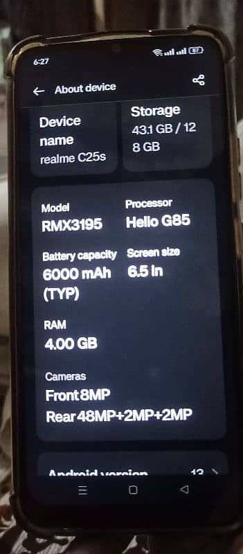 Realme C25 S 6