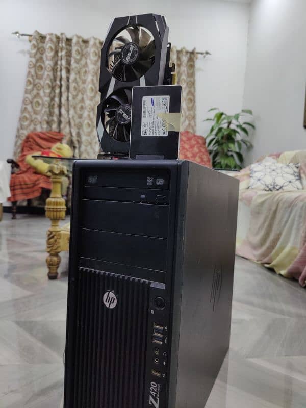 HP Z420 Workstation GAMING PC 1