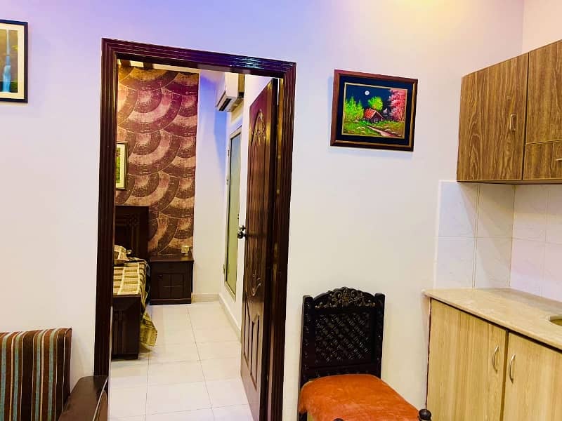 1 Bedroom Furnished Flat For Rent In Block H-3 Johar Town Lahore. 11