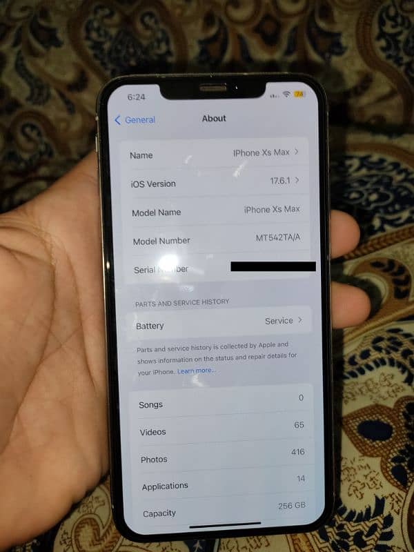 Iphone Xs Max 256gb non pta fu 5