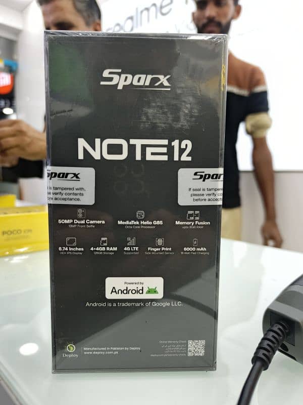 SPARX NOTE 12 4GB 128 GB NON ACTIVE 1