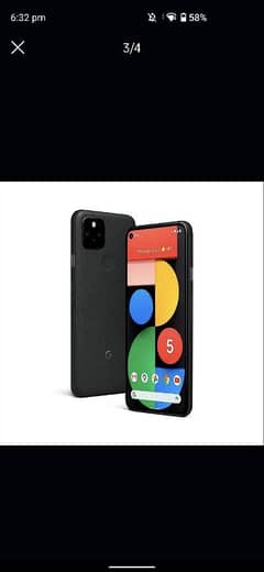 Pixel 4a 5G Official Pta with box and charger