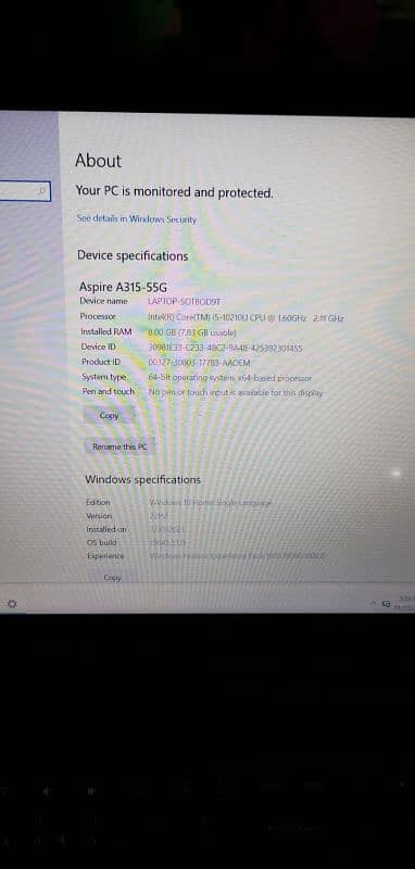 i5 10th Gen laptop Urgent Sale 1