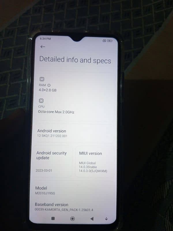 Redmi 9T 4+2gb ram 128gb memory 5