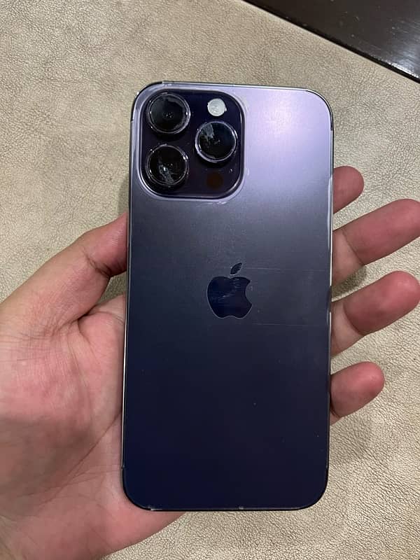 Iphone 14 pro max pta approved complete box 0