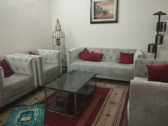 sofa set , rug, decoration pieces, table