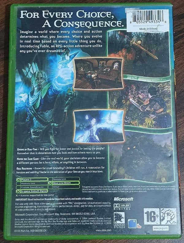 Fable (Microsoft Xbox, 2004) 1