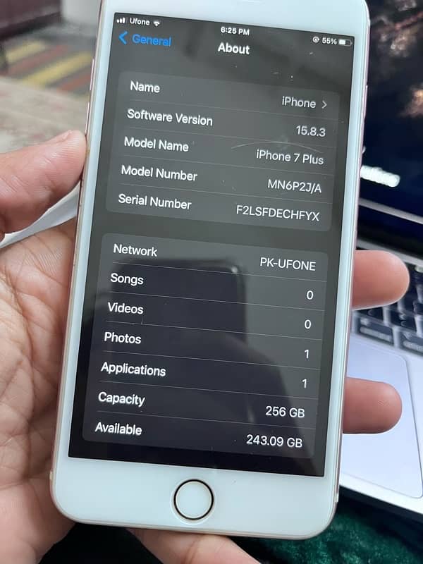 iPhone 7 plus - 256 GB - PTA Approved 3