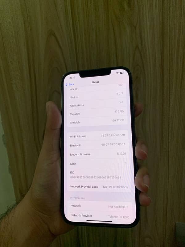 Iphone 12 Pro Max 128gb Factory Unlocked NON PTA 0