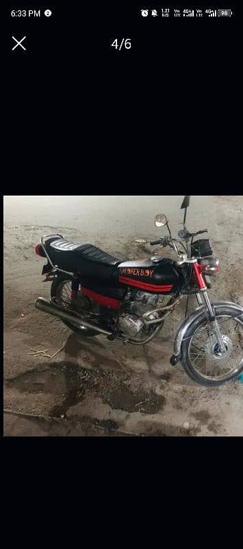 honda cg 125 model 2008 mostly genuine 2